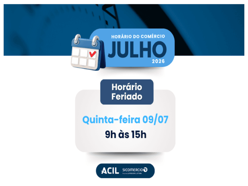 Comércio de Limeira terá horário diferenciado no feriado de 9 de Julho