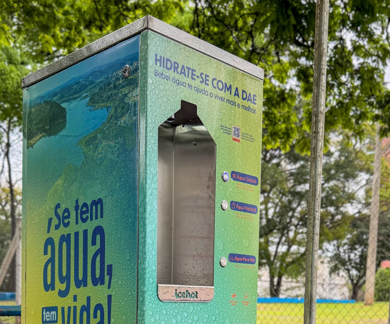 Bolão ganha novo ponto de hidratação gratuito