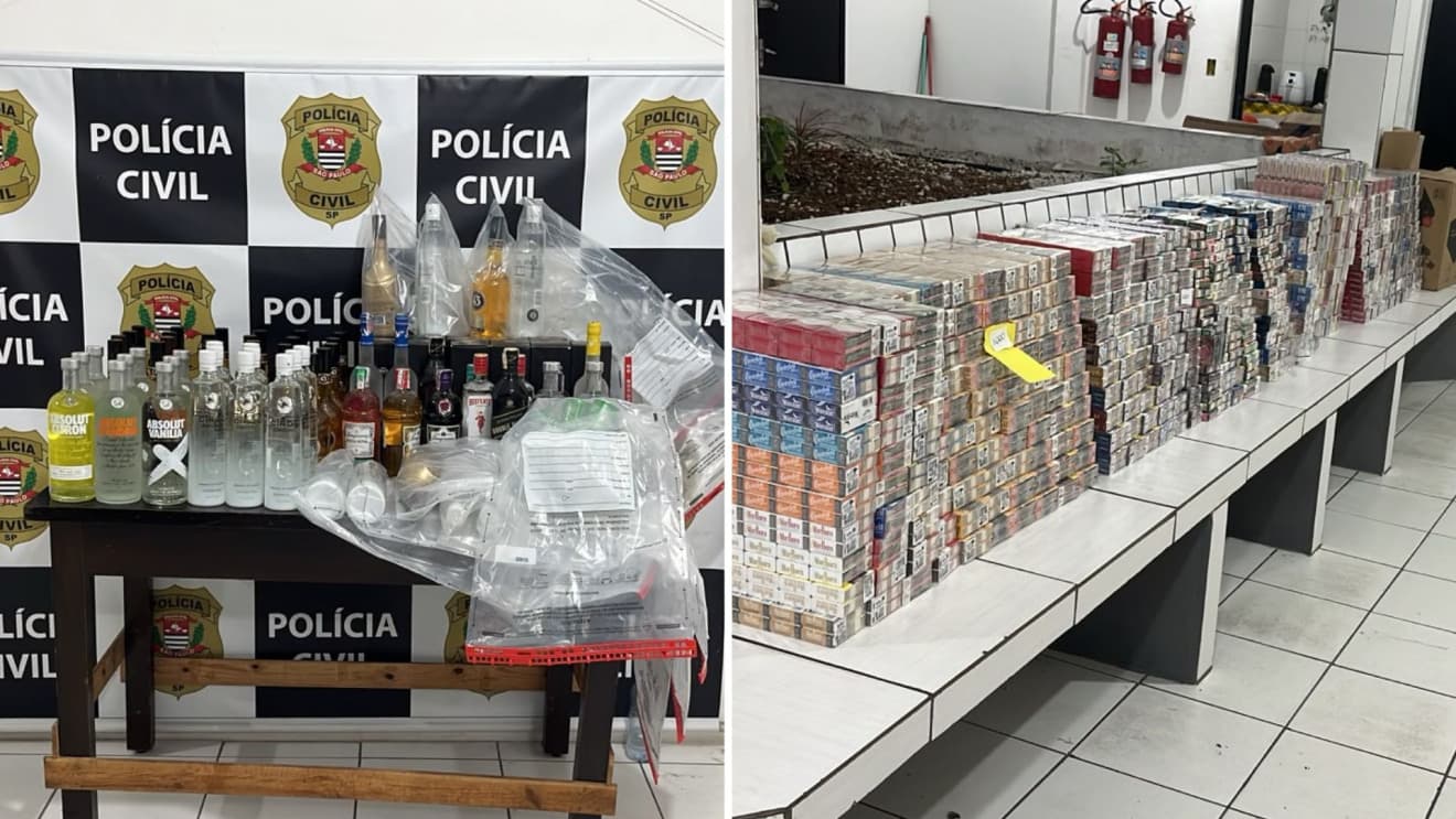 Operação apreende 13 mil maços de cigarros em Mongaguá