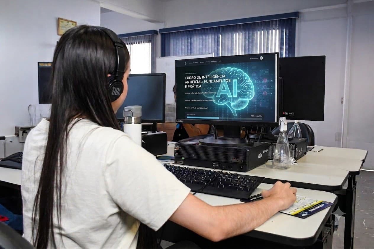 São Vicente oferece 80 vagas em curso de IA