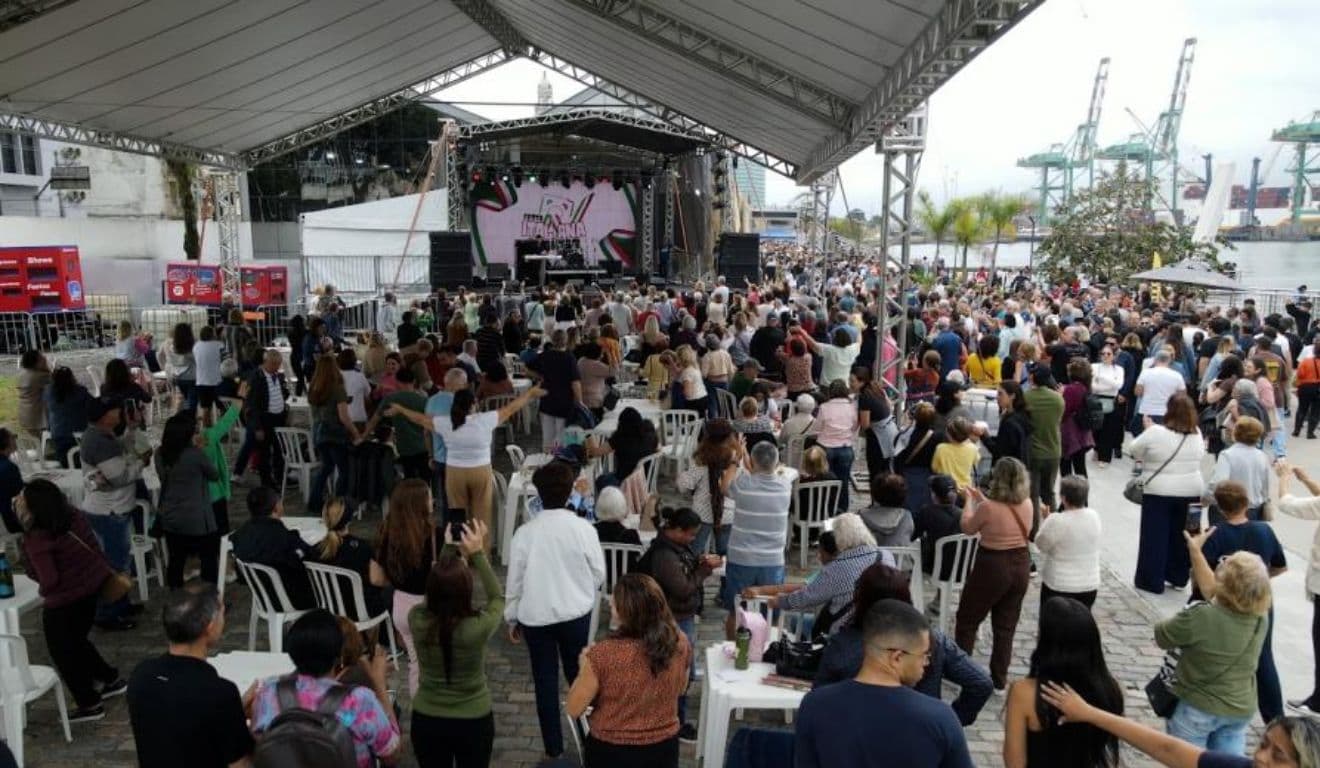 3ª Festa Italiana ocupa Parque Valongo em Santos