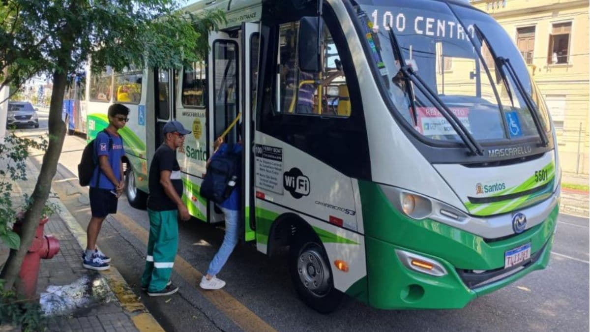 Linha 100 de Santos tem trajeto ampliado