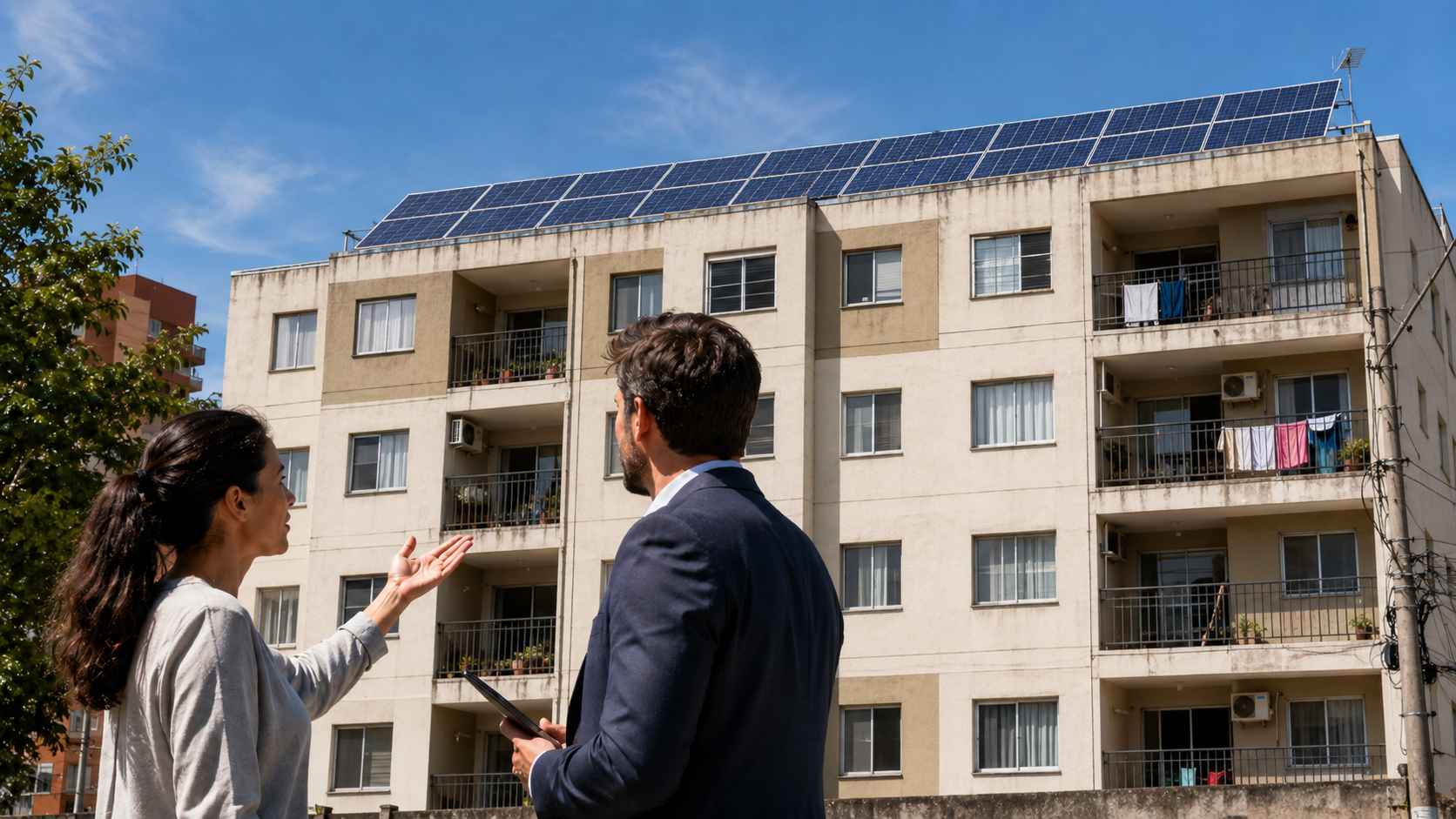 Painel solar no telhado exige autorização do condomínio