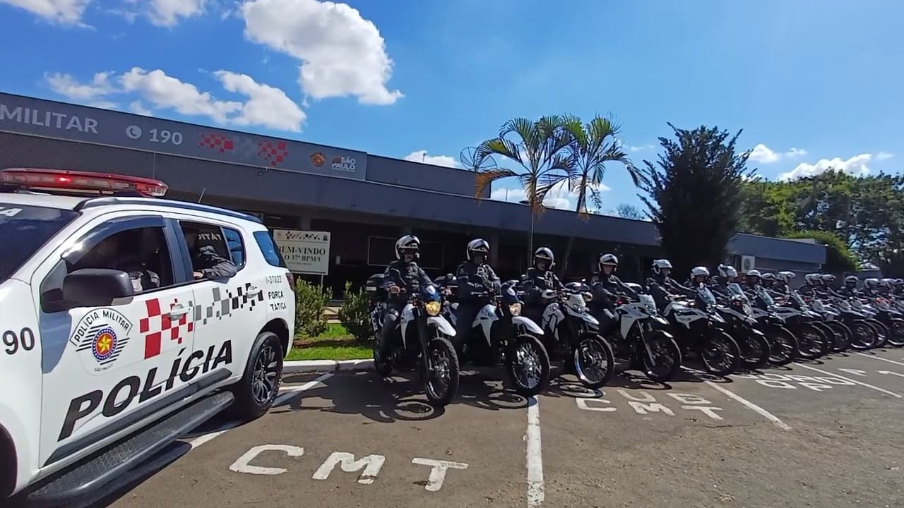 PM intensifica fiscalização de motos em Rio Claro