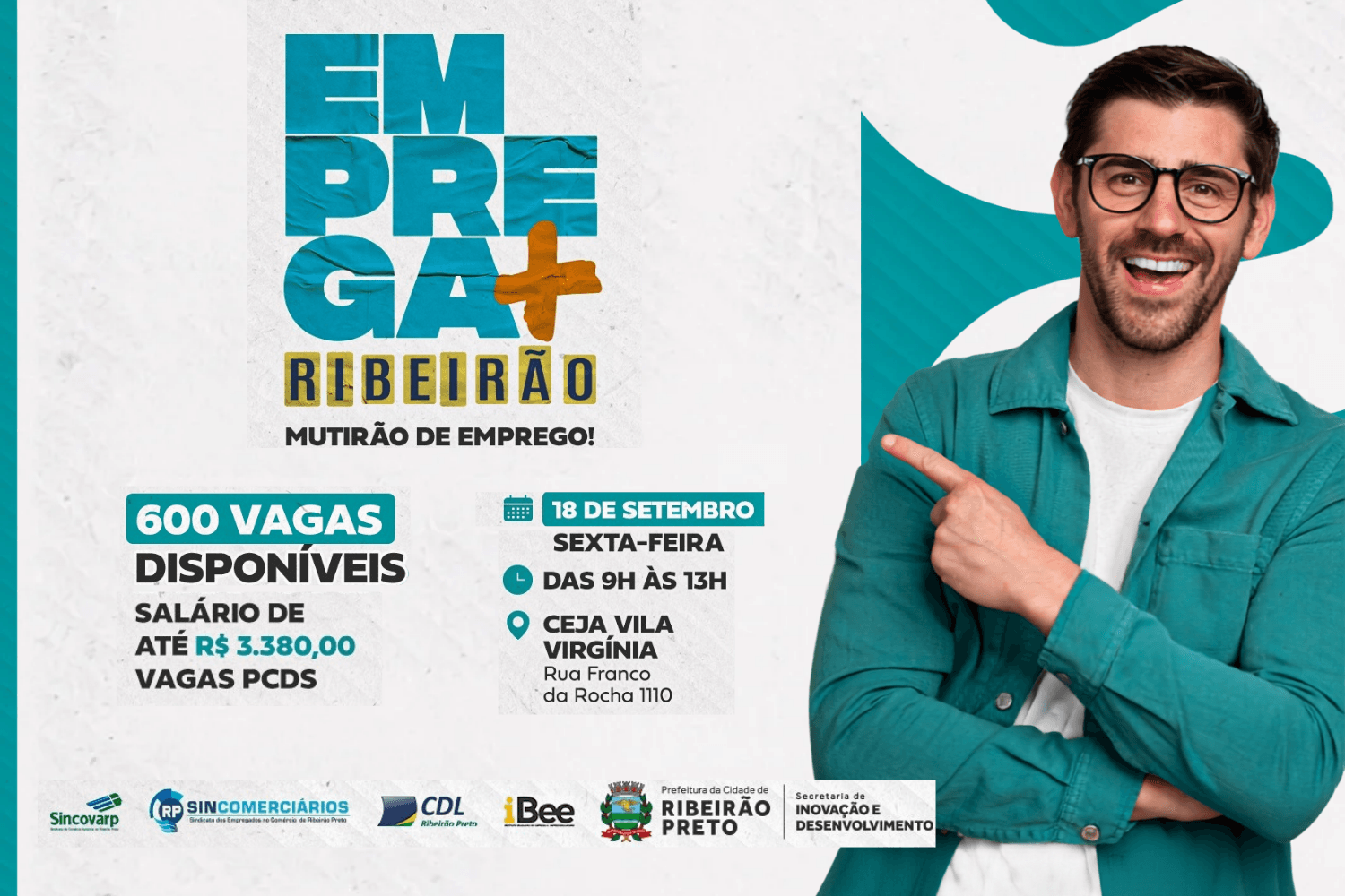 Emprega Mais Ribeirão oferece 600 vagas