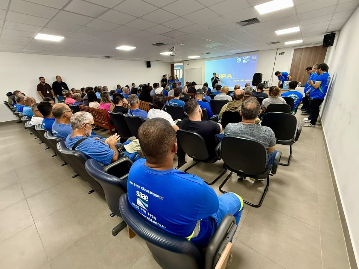 Saae Sorocaba debateu segurança, saúde e direitos durante a SIPAT 2026
