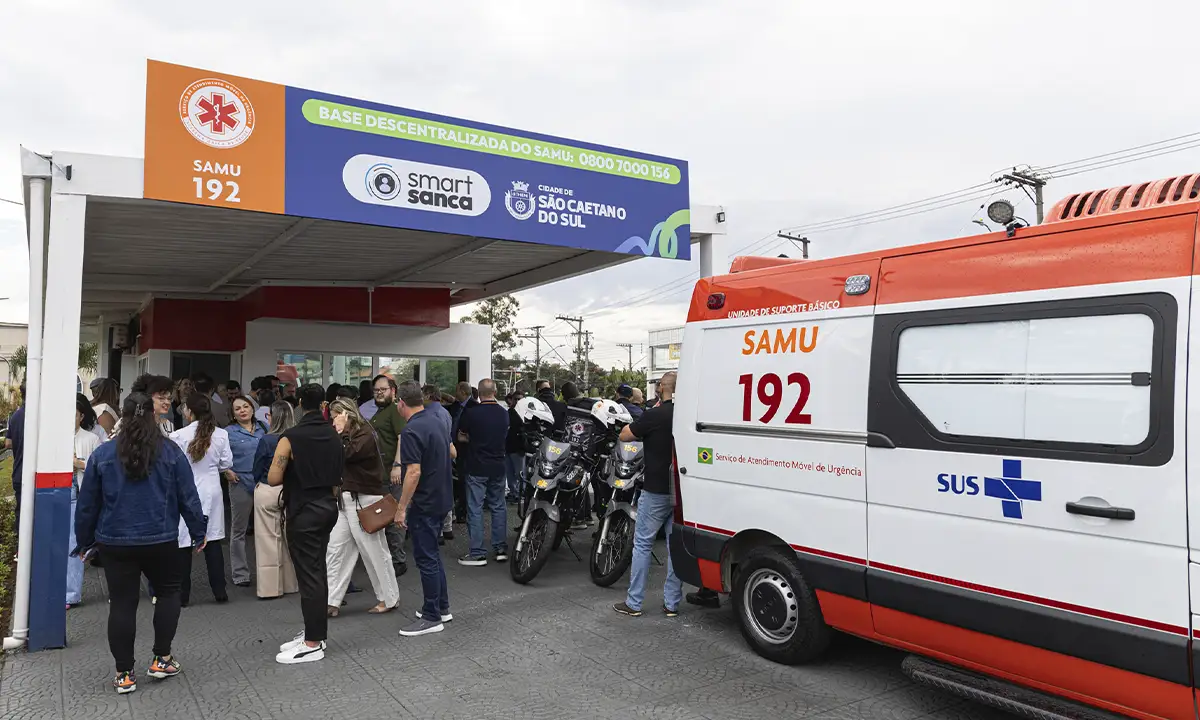 São Caetano inaugura base descentralizada do SAMU