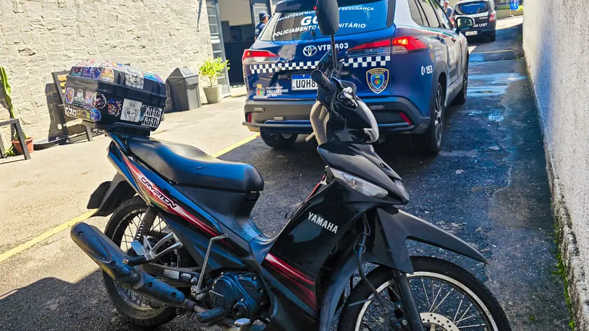 Moto clonada é identificada em São Caetano