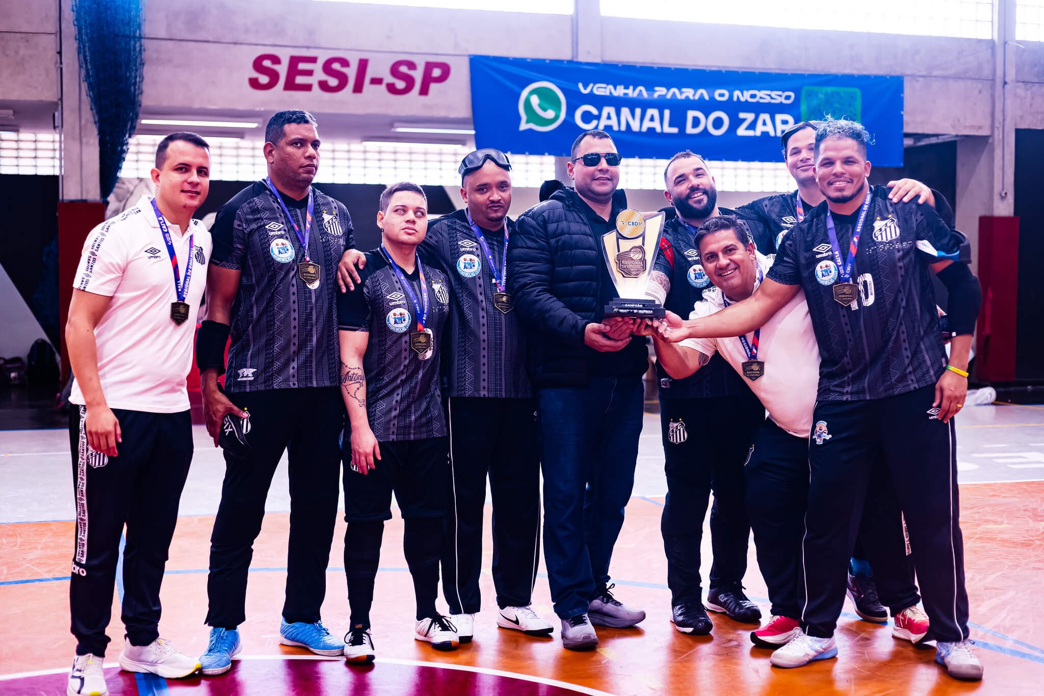 Santos FC é campeão regional e mira Brasileiro de Goalball