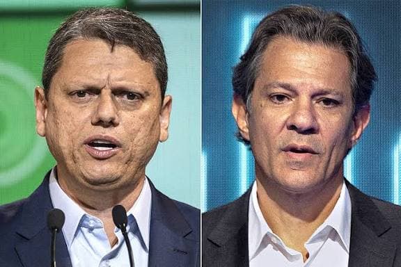 Haddad e Tarcísio ficam frente a frente no primeiro debate para o Governo de São Paulo