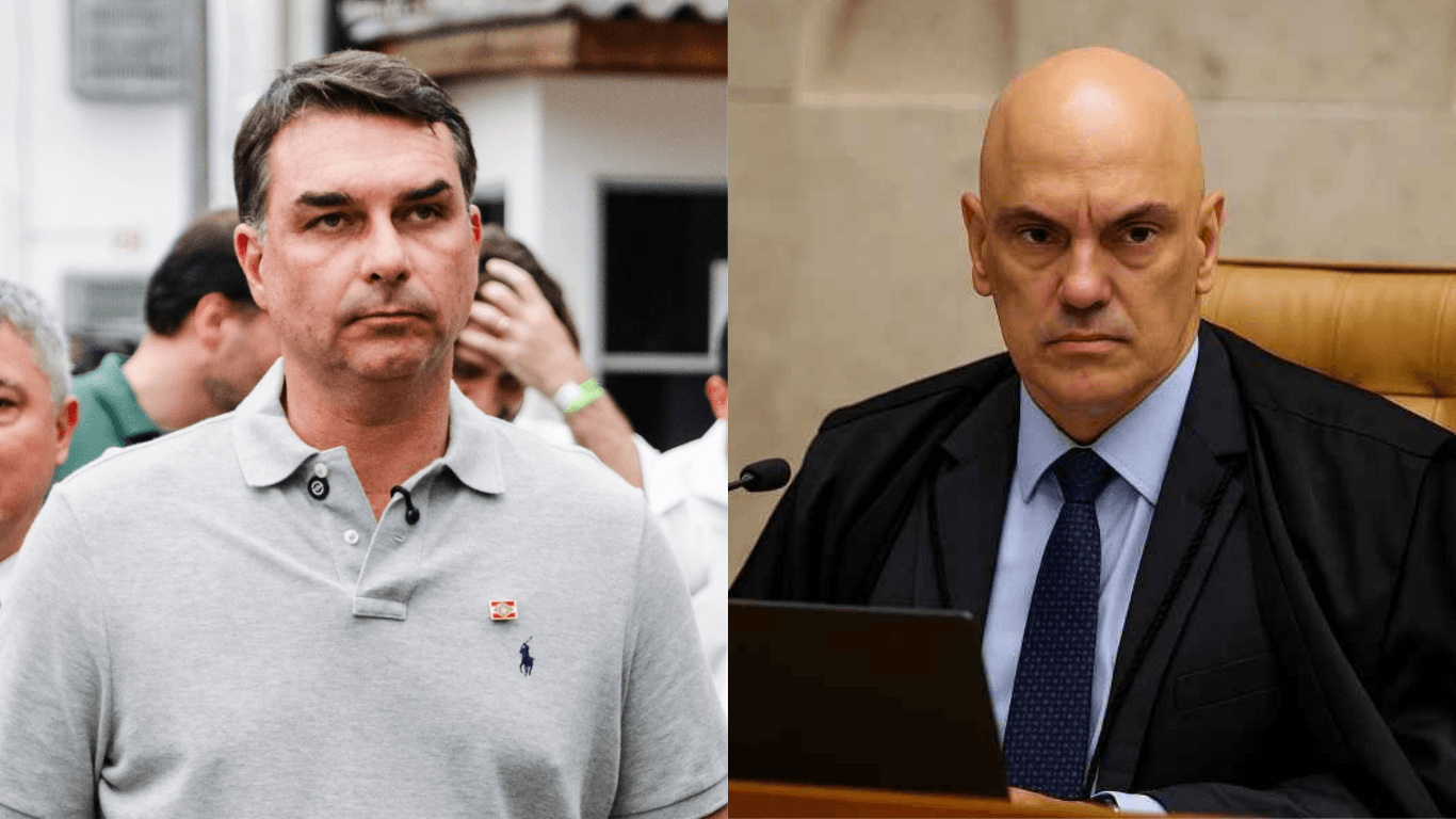 Flávio Bolsonaro acusa Moraes de agir por Lula e promete reação no Senado