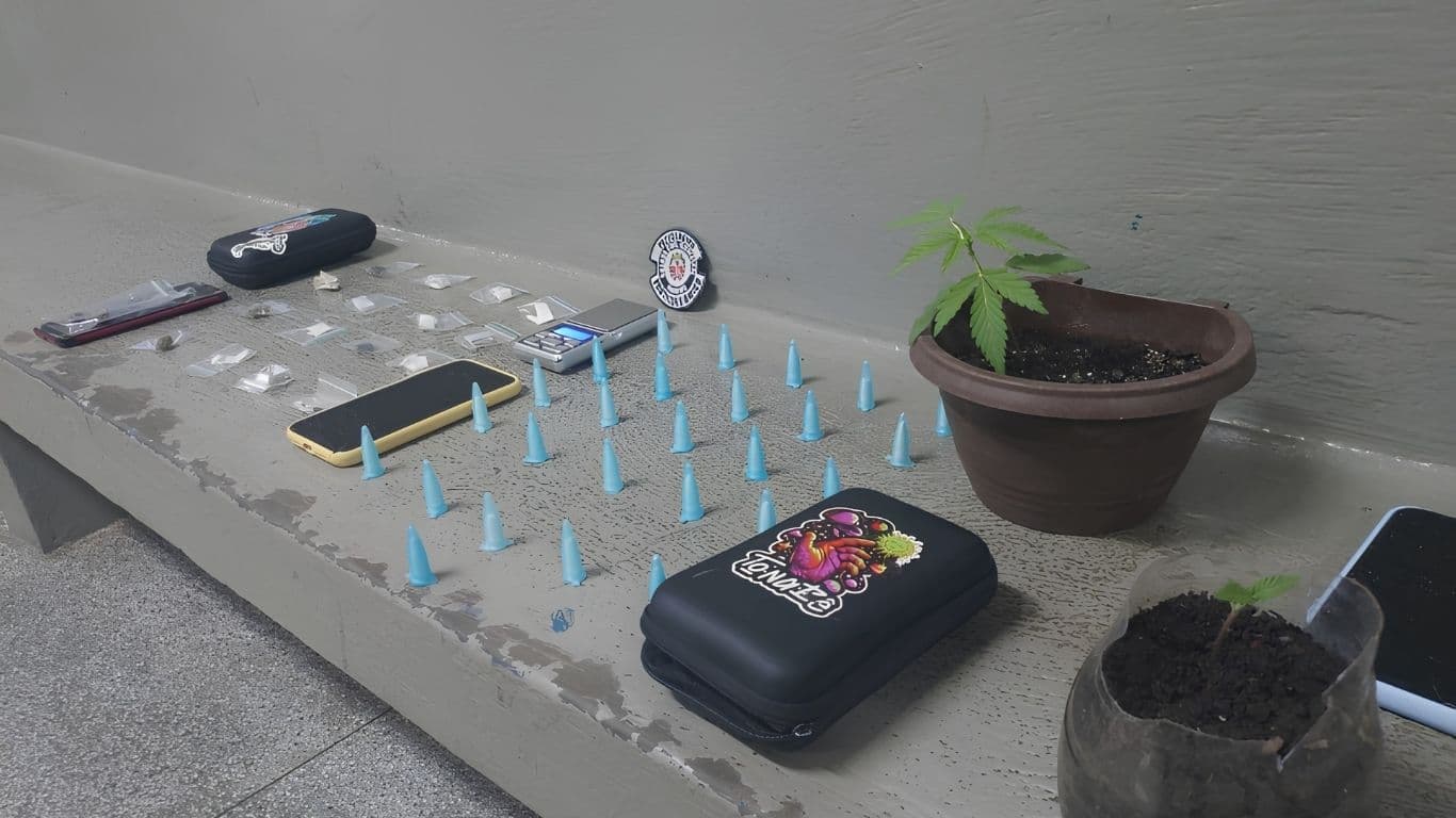 GCM apreende drogas durante combate ao tráfico em Vinhedo