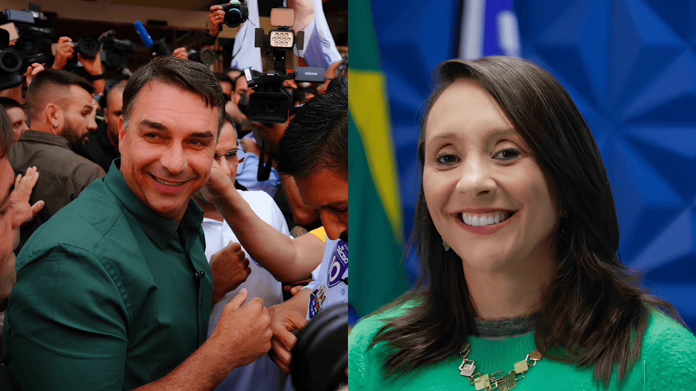 Flávio Bolsonaro amplia aliança com Podemos para o segundo turno