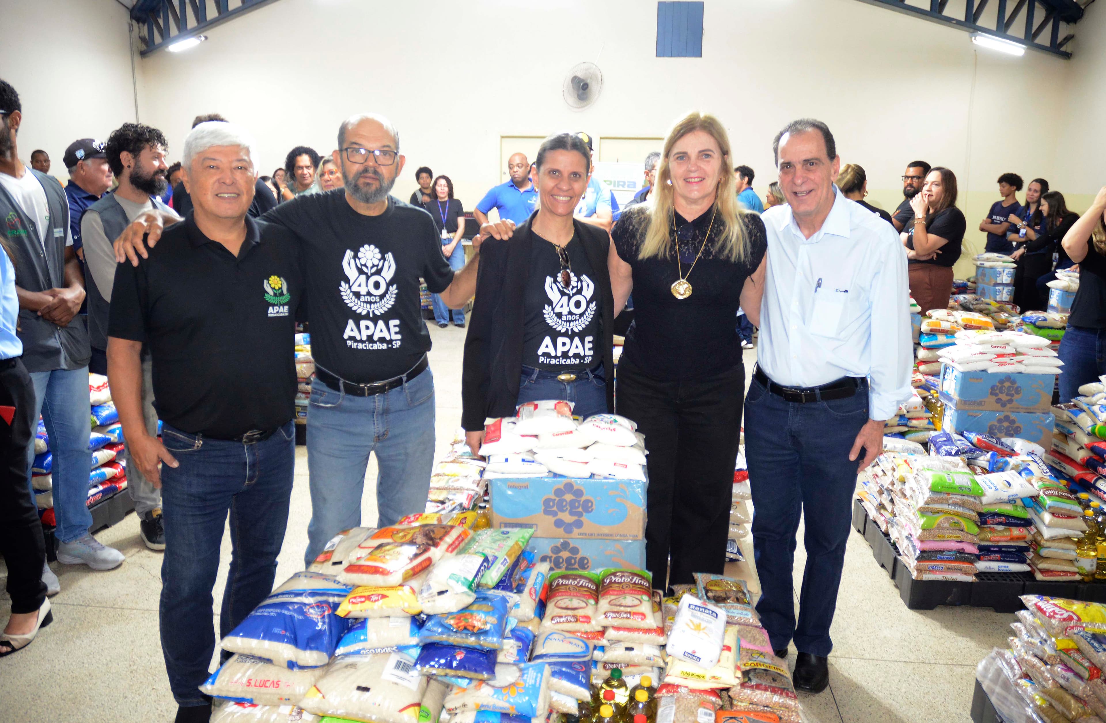Fundo Social entrega 10 toneladas de alimentos a 36 entidades de Piracicaba