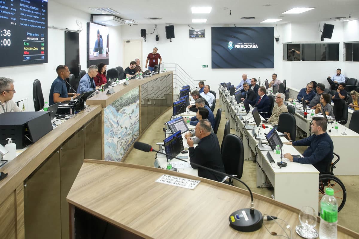 Câmara de Piracicaba aprova mudança nas regras para eleição da Mesa Diretora