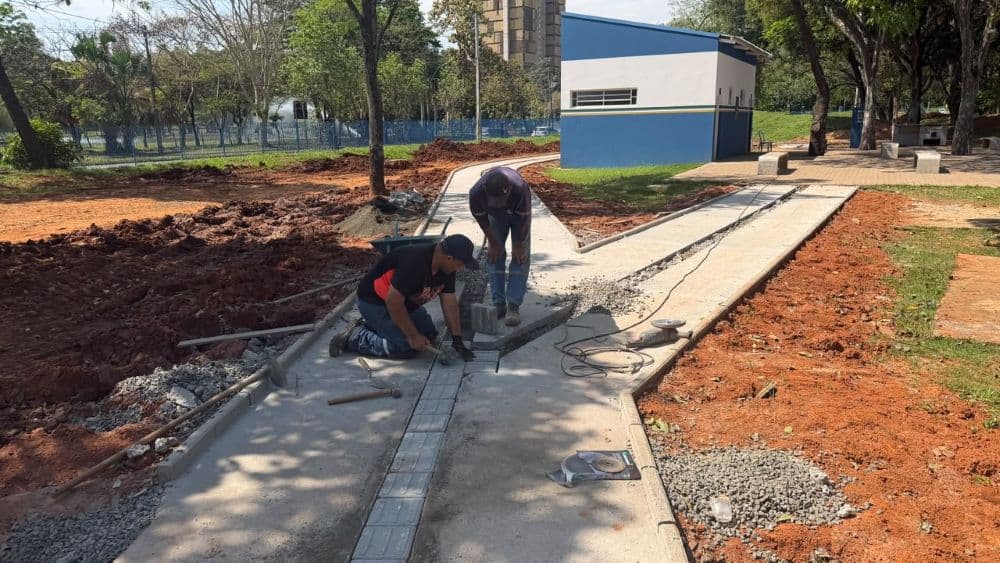 Remodelação da Área de Lazer do Trabalhador chega a 53% de execução
