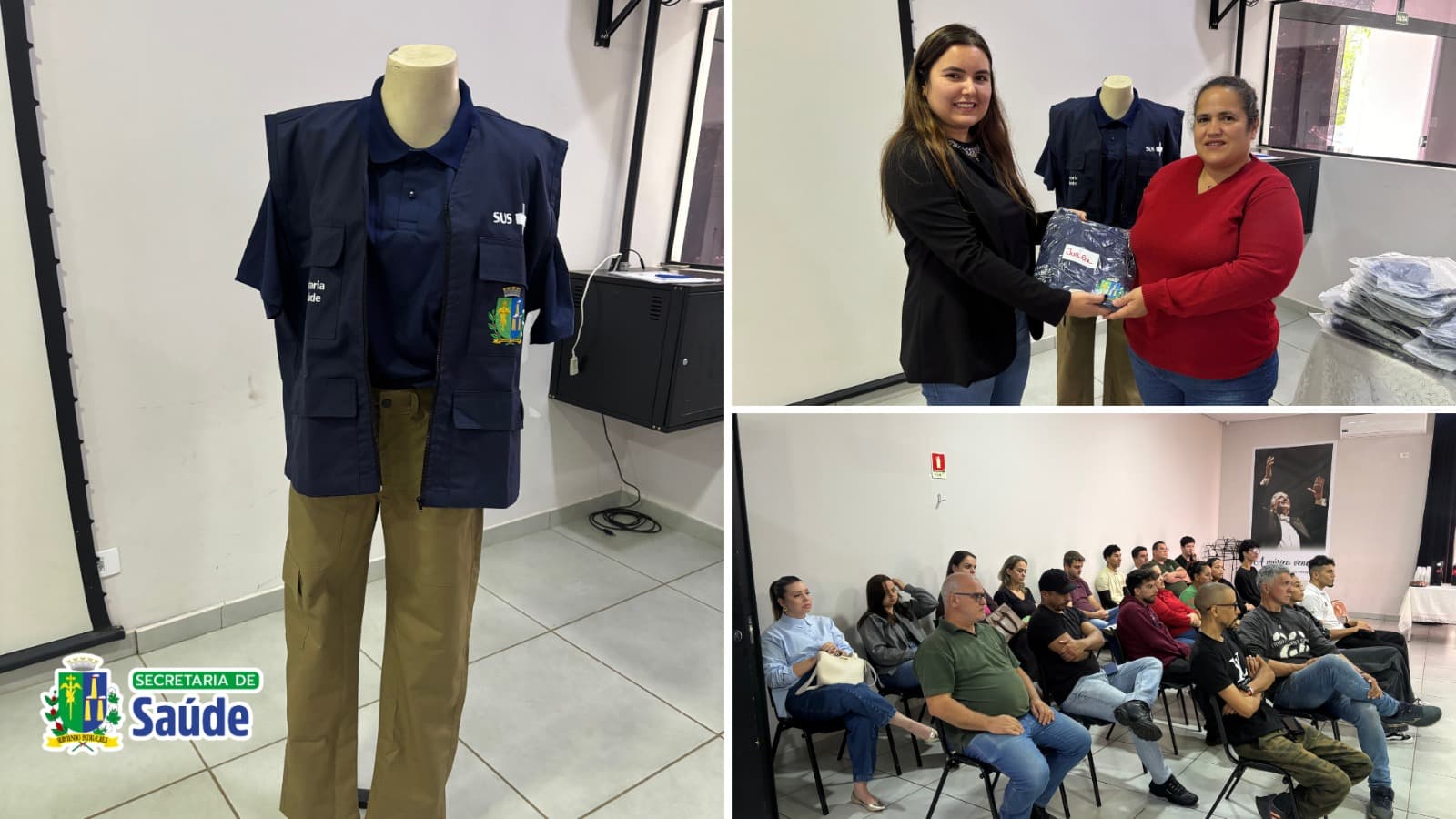 Secretaria de Saúde entrega novos uniformes com proteção UV para equipes da linha de frente