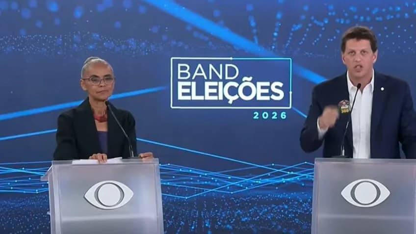 Em debate, Marina Silva rebate Ricardo Salles, denuncia "duplo padrão" e ataca gestão Tarcísio em São Paulo