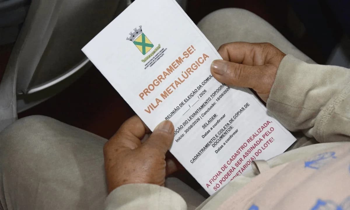 Santo André inicia regularização fundiária para 804 famílias