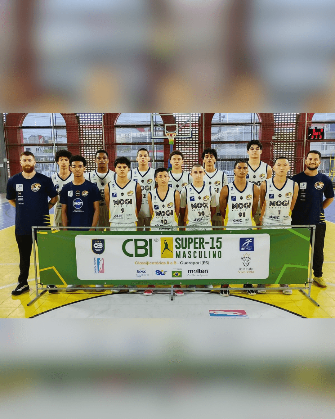 Mogi Basquete Sub-15 garante vaga na final do CBI