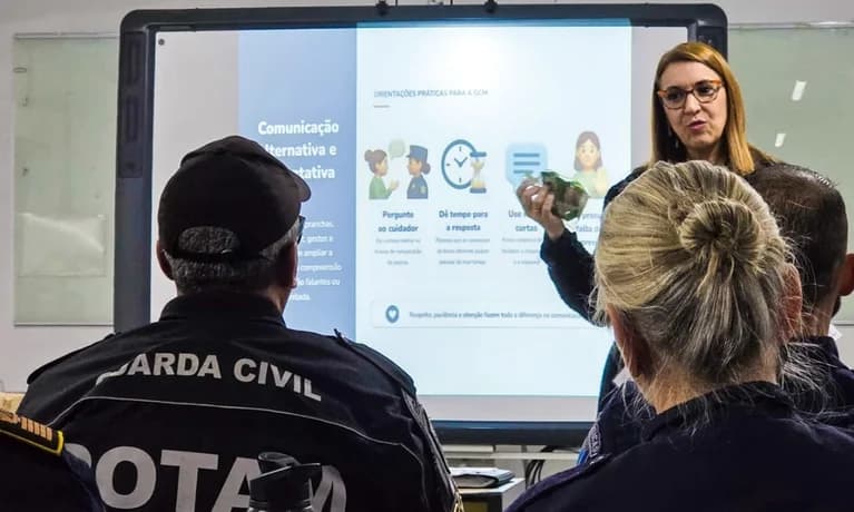 GCM de São Caetano realiza treinamento inclusivo