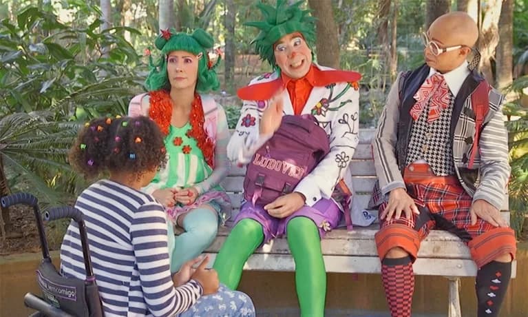 Personagens do Quintal da Cultura em São Bernardo