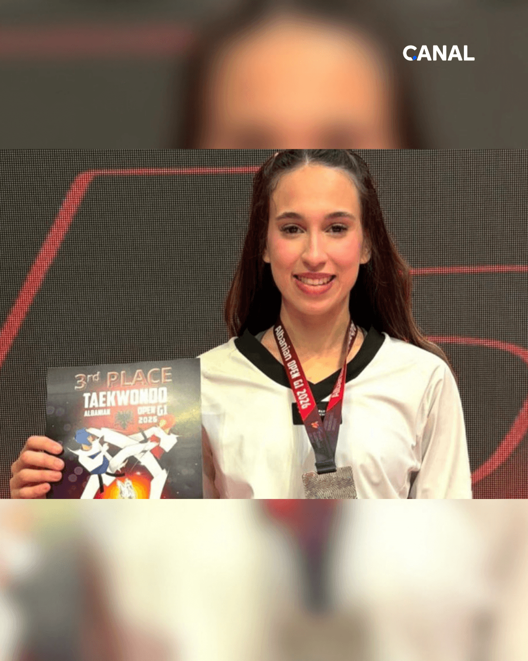 Larissa Rossi conquista bronze na Albânia
