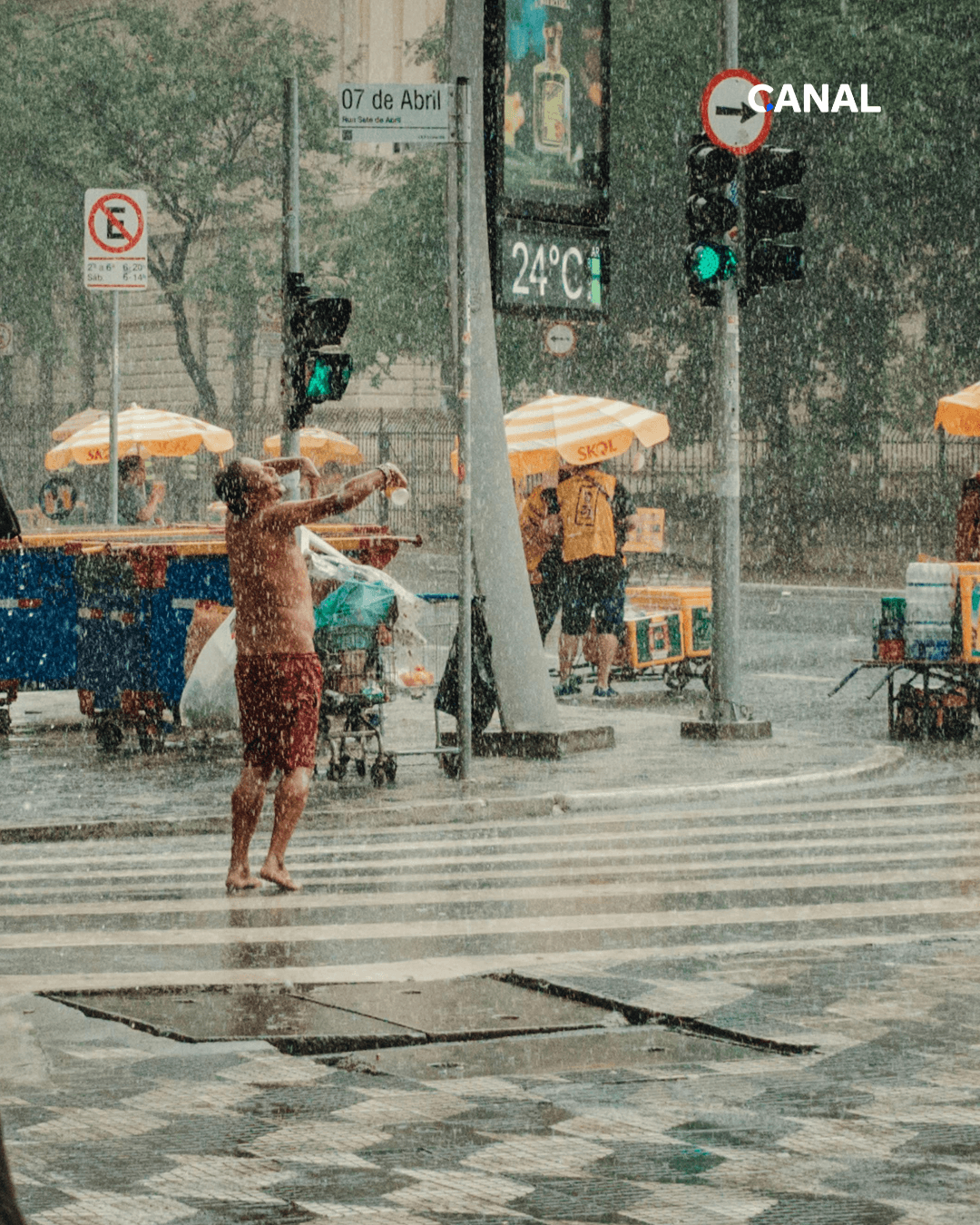 Chuva intensa deve afetar a Baixada Santista