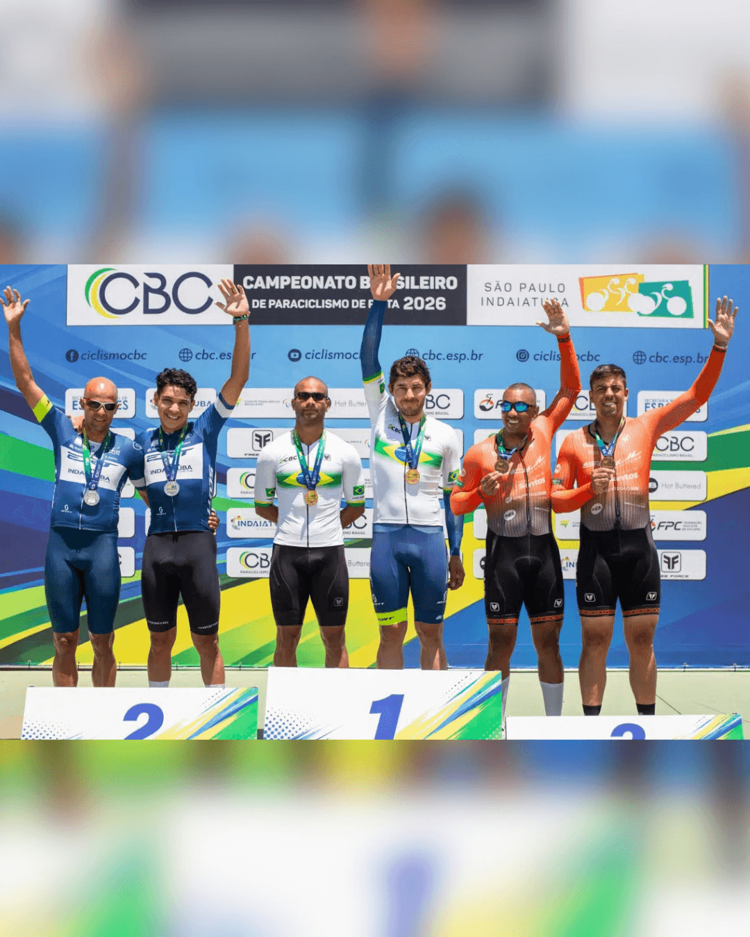 Fim do Brasileiro de Paraciclismo em Indaiatuba