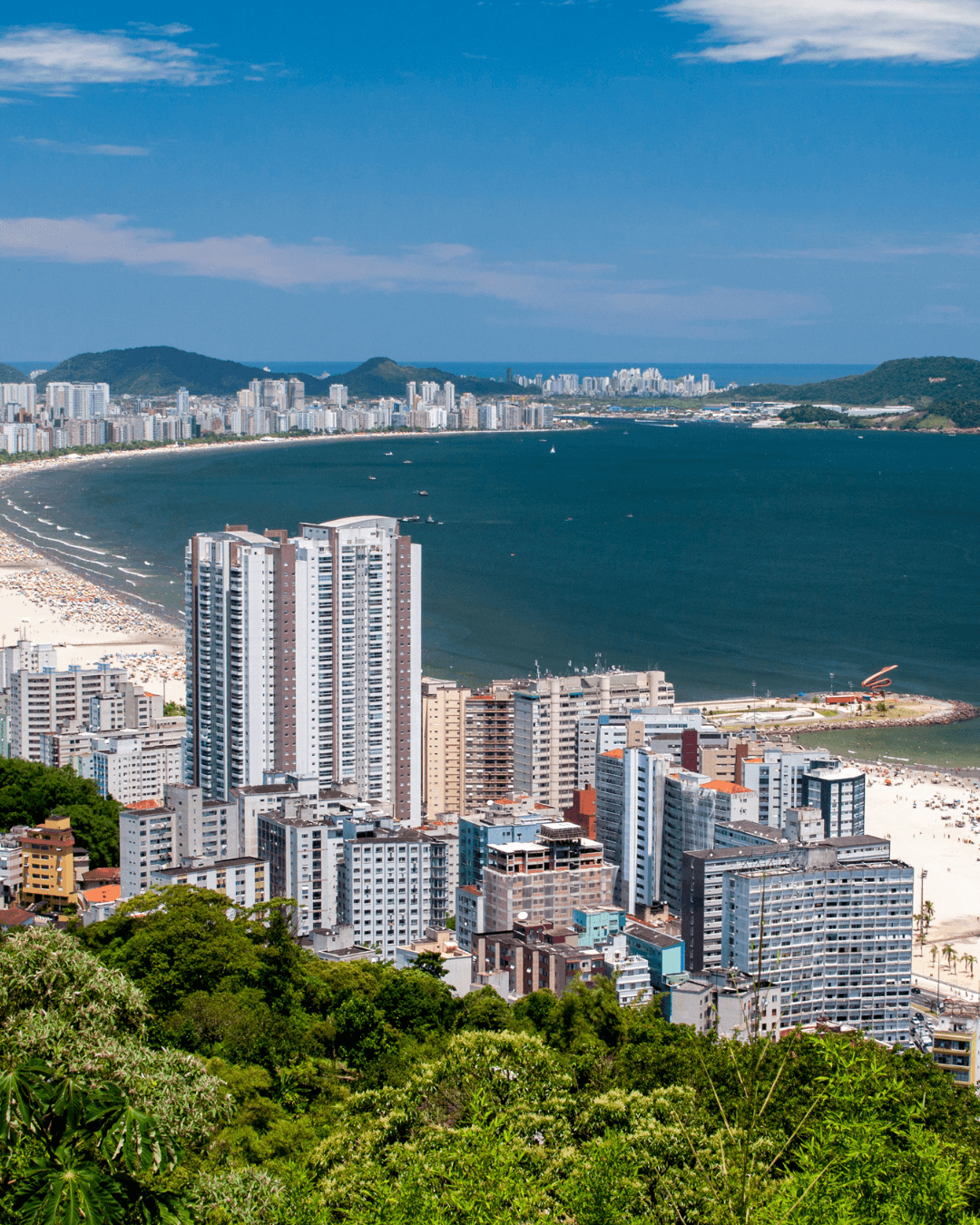 Praias de Santos impróprias para banho