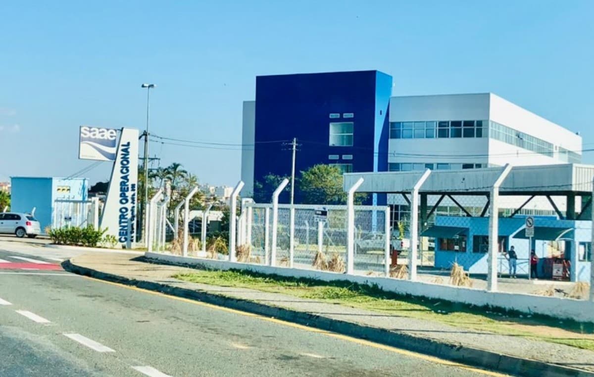 Saae faz manutenção no Centro de Distribuição Herbert de Souza