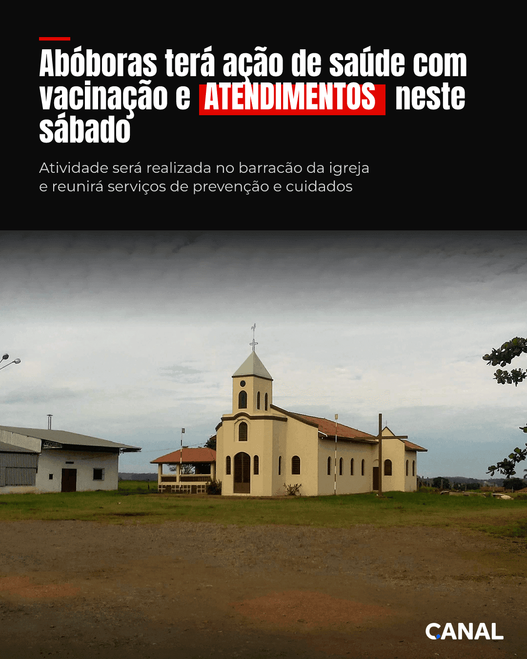 Abóboras terá ação de saúde com vacinação e atendimentos neste sábado