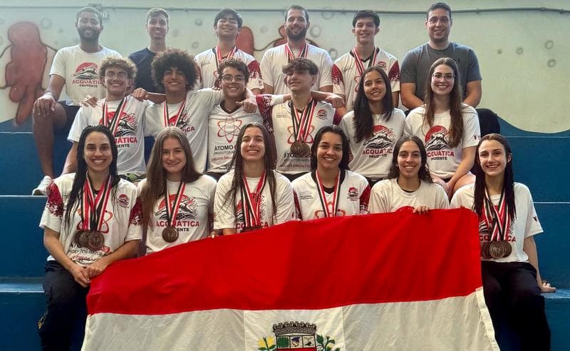 Prudente conquista 35 medalhas na natação regional