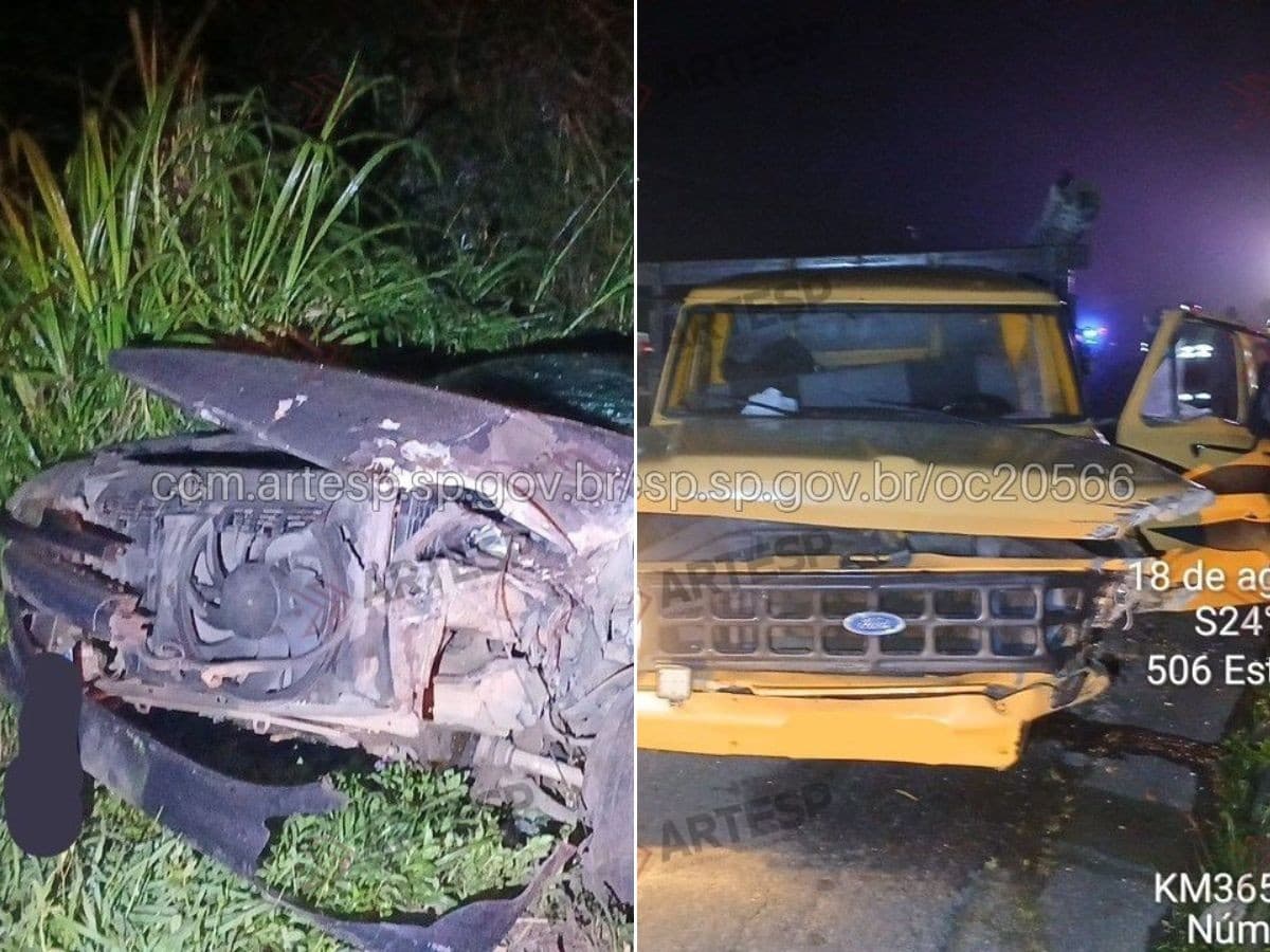 Neblina causa colisão frontal na Padre Manoel da Nóbrega