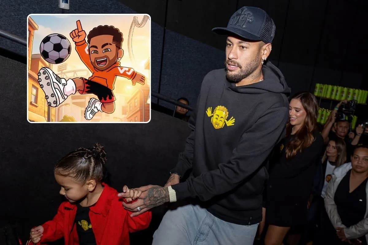 Neymar apresenta novo personagem em Santos