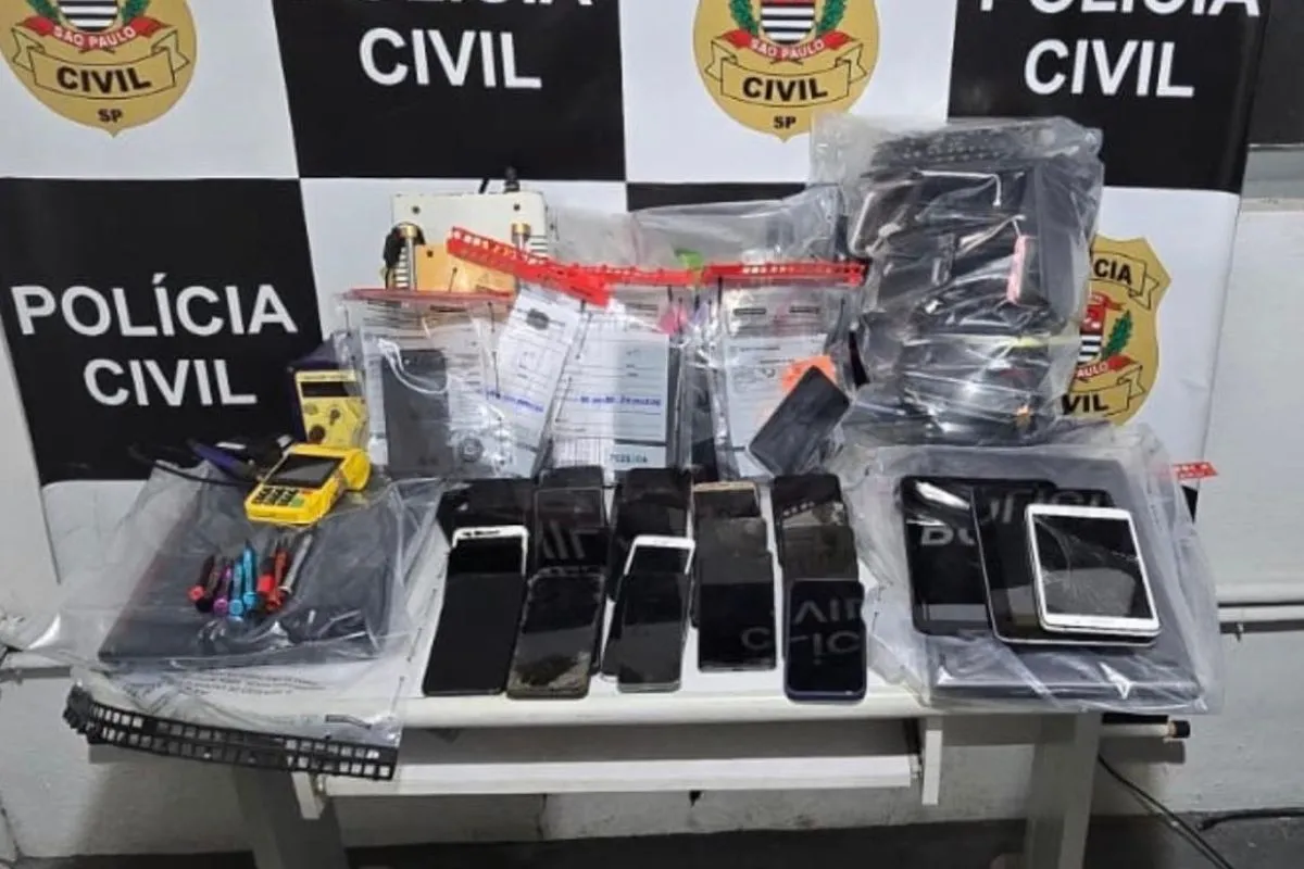Homem é preso por desbloquear celulares roubados em Bertioga