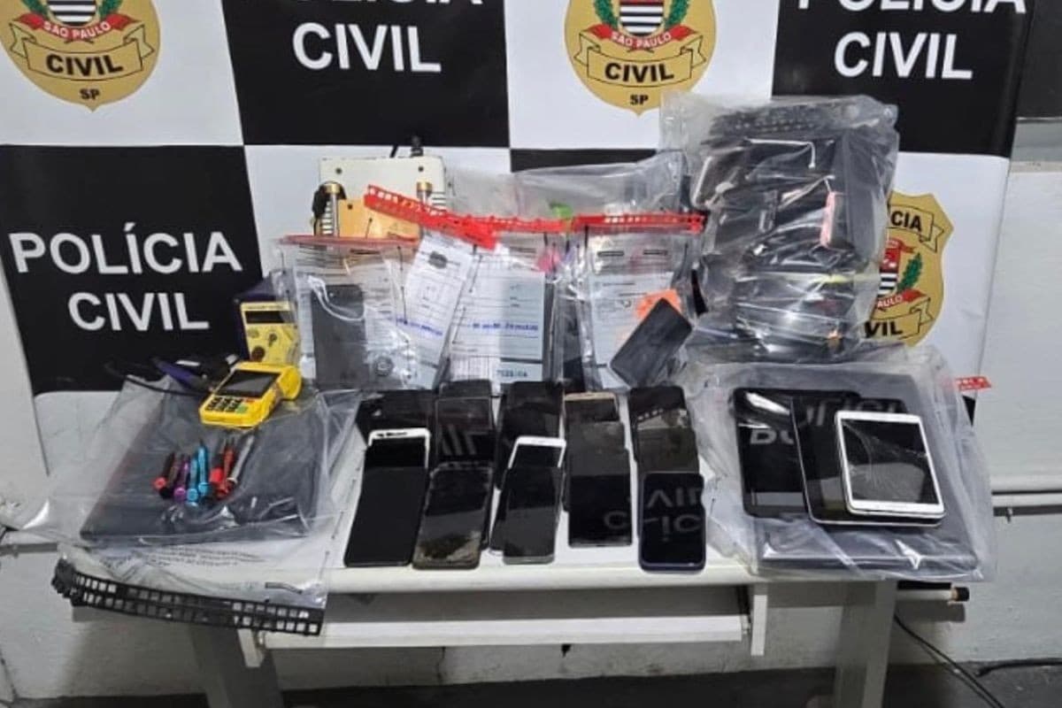 Homem é preso por desbloquear celulares roubados em Bertioga