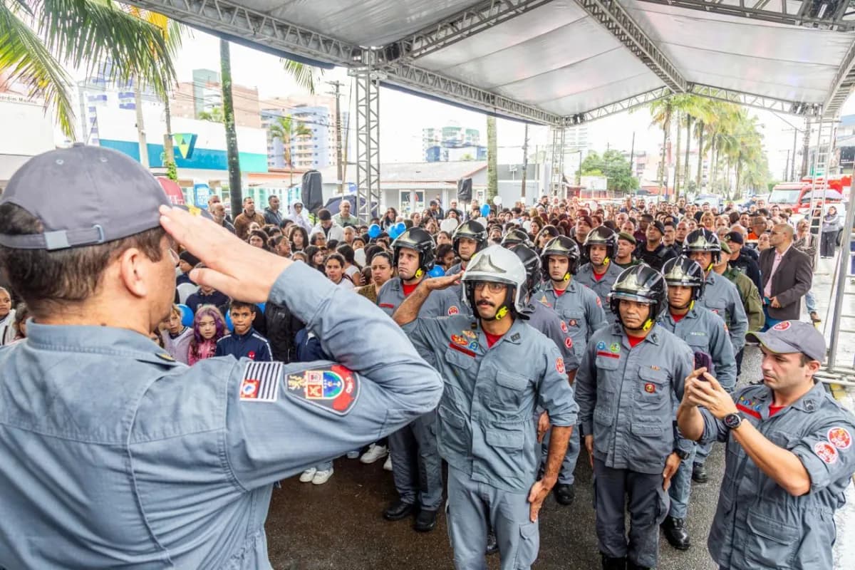 Mongaguá inaugura primeira estação dos Bombeiros