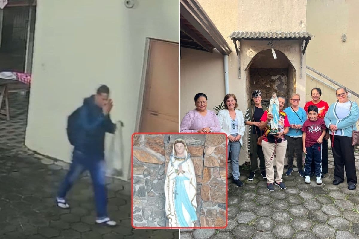 Imagem sacra furtada em Praia Grande é recuperada