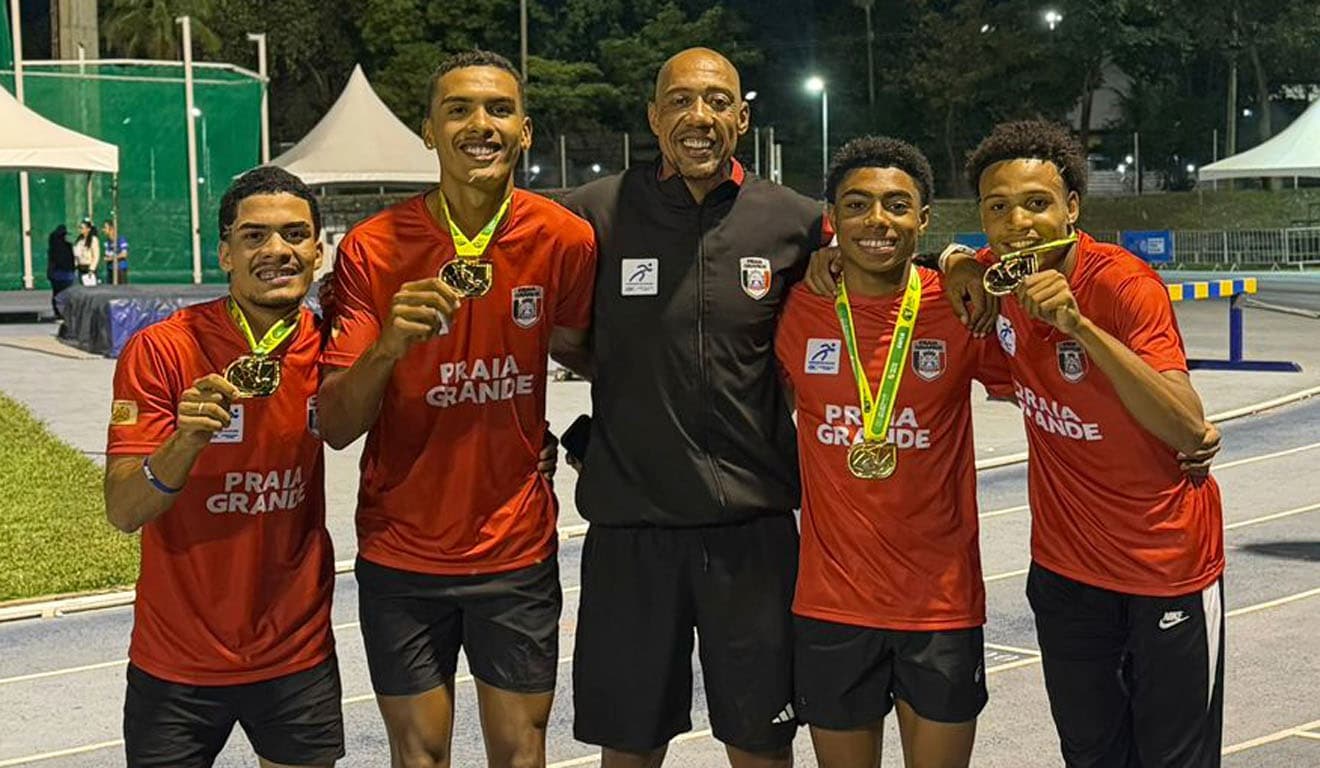 Time PG vence revezamento 4x100 no nacional sub-20
