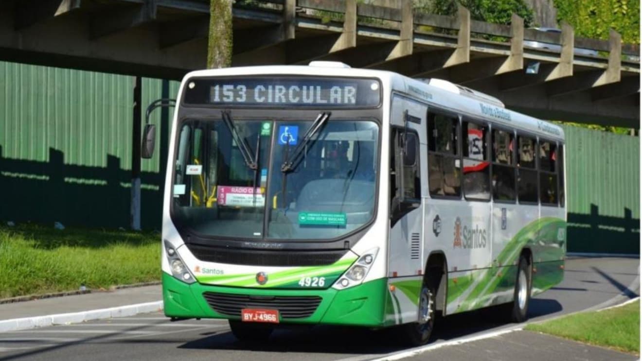 Linha 153 muda itinerário e ganha paradas em Santos