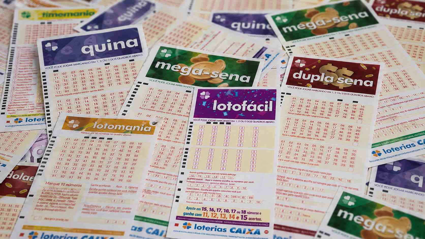 Loterias Caixa sorteadas nesta quinta-feira