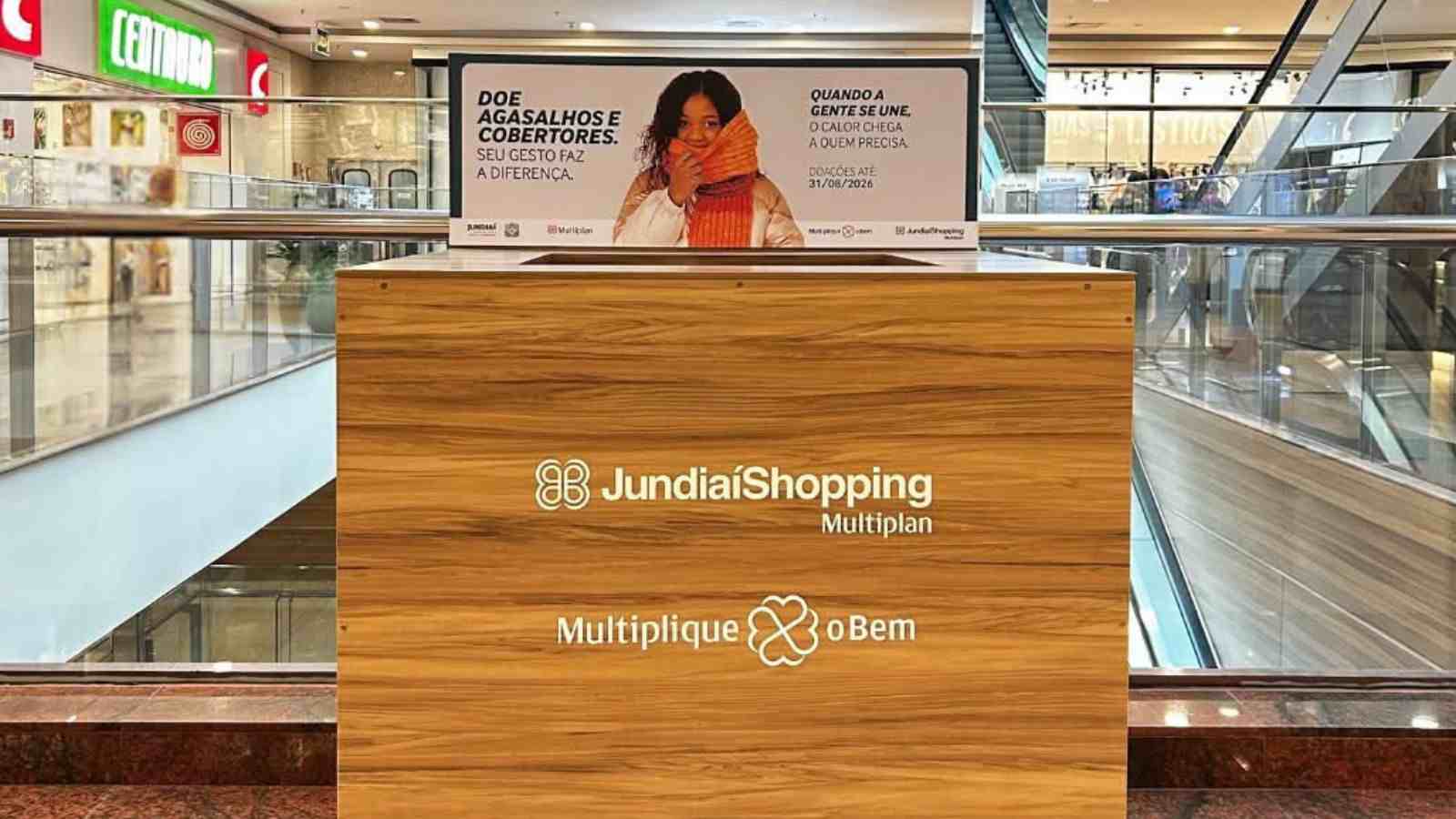 JundiaíShopping recebe doações de agasalhos até agosto
