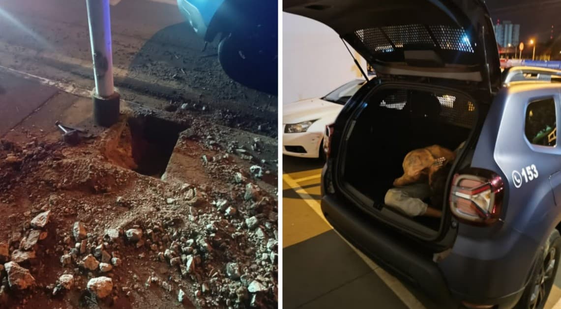 Homem é detido tentando furtar fios de cobre