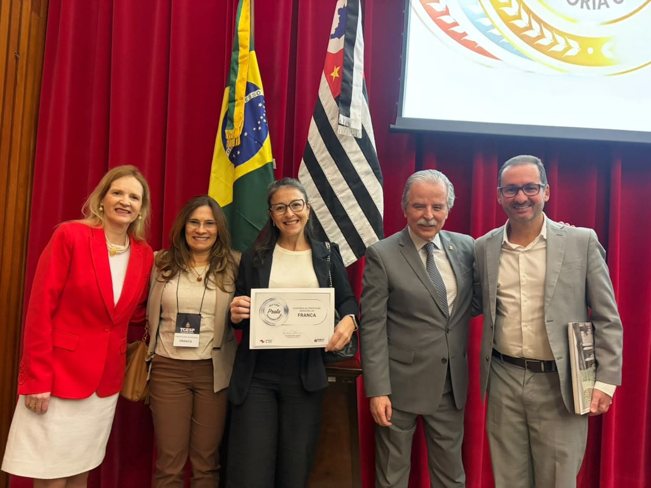 Franca conquista Selo Prata do TCESP