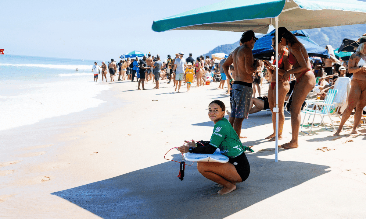 Maresias enfrenta condições desfavoráveis no surfe